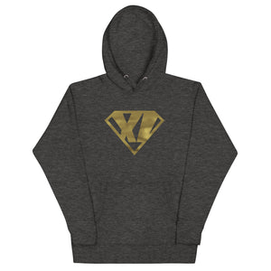 XI Super Human - Gold | Pullover Hooded Sweatshirt