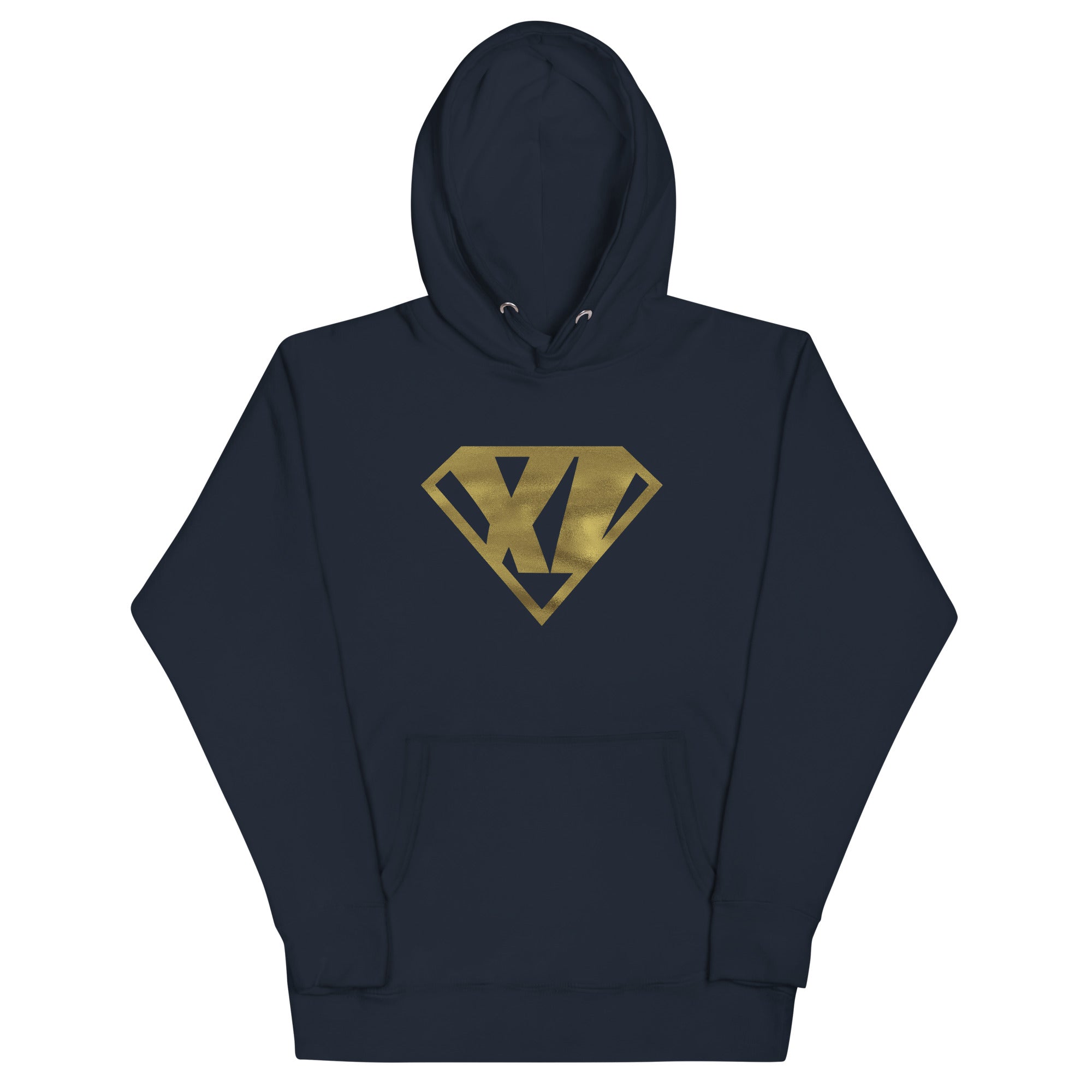 XI Super Human - Gold | Pullover Hooded Sweatshirt