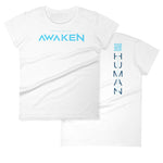 Load image into Gallery viewer, THR Awaken | Feminine Cut T-Shirt - White
