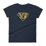 Load image into Gallery viewer, XI Super Human - Gold | Feminine Cut T-Shirt
